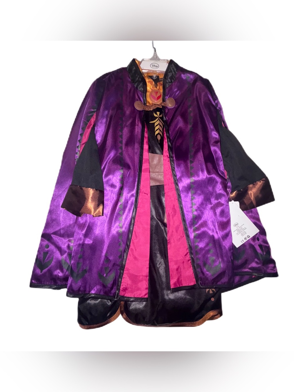 Disney's Frozen Anna 2 piece Costume Cape & Dress Girl's Size 4